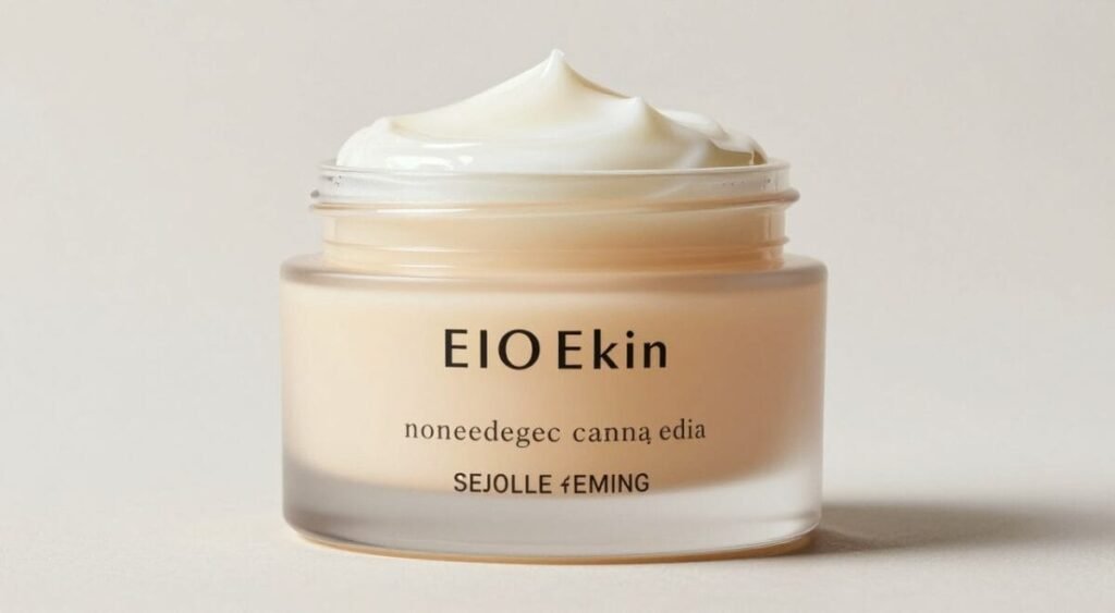 A high-quality non-comedogenic cleansing balm for oily skin, smooth and silky texture, professional skincare product photography on a clean neutral background, 8k resolution.