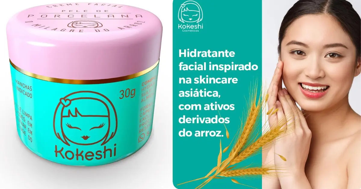Análise detalhada do Creme Facial Pele de Porcelana Kokeshi