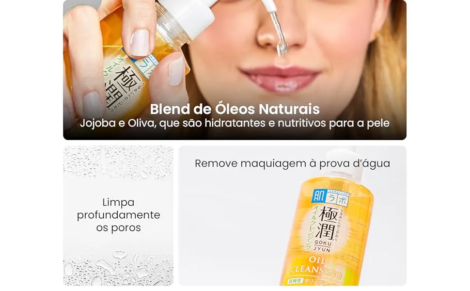 Demaquilante Hada Labo Gokujyun Oil Cleansing Com 200ml